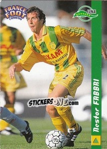 Sticker Nestor Fabbri - France Foot 1998-1999 n. 182 - Ds