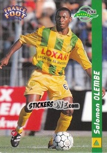 Sticker Salomon Olembe - France Foot 1998-1999 - Ds