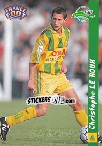 Sticker Christophe Le Roux - France Foot 1998-1999 - Ds