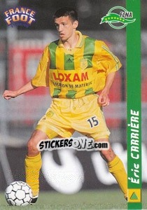 Cromo Eric Carriere - France Foot 1998-1999 - Ds