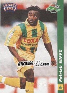 Sticker Patrick Suffo - France Foot 1998-1999 - Ds