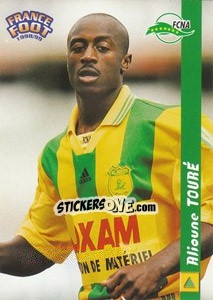 Sticker Alioune Toure - France Foot 1998-1999 - Ds