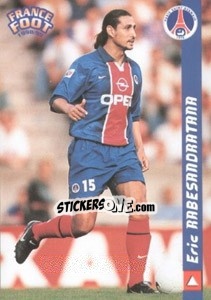 Cromo Eric Rabesandratana - France Foot 1998-1999 - Ds