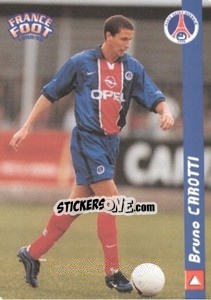 Sticker Bruno Carotti - France Foot 1998-1999 - Ds