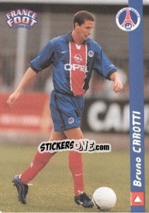 Cromo Bruno Carotti - France Foot 1998-1999 n. 203 - Ds