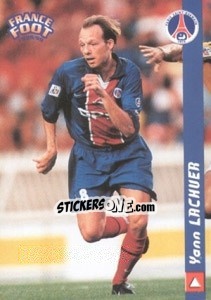 Cromo Yann Lachuer - France Foot 1998-1999 - Ds