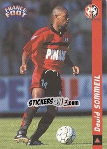 Cromo David Sommeil - France Foot 1998-1999 - Ds