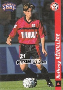 Sticker Anthony Reveillere - France Foot 1998-1999 n. 212 - Ds