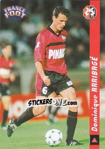 Sticker Dominique Arribage - France Foot 1998-1999 - Ds