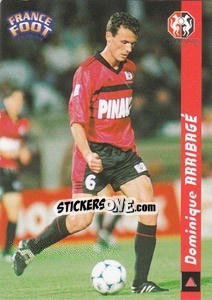 Cromo Dominique Arribage - France Foot 1998-1999 n. 214 - Ds
