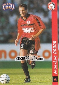 Sticker Jean-Luc Dogon - France Foot 1998-1999 - Ds