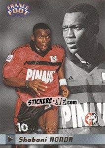 Figurina Shabani Nonda - France Foot 1998-1999 - Ds