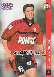 Sticker Nicolas Gousse - France Foot 1998-1999 - Ds