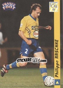 Cromo Philippe Raschke - France Foot 1998-1999 - Ds