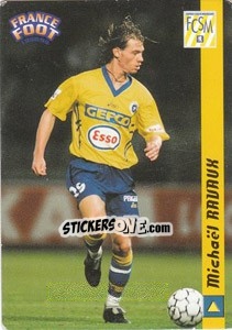 Cromo Michael Ravaux - France Foot 1998-1999 - Ds