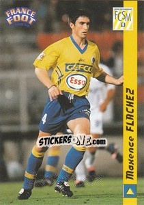 Sticker Maxence Flachez - France Foot 1998-1999 - Ds