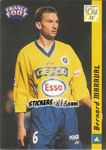 Cromo Bernard Maraval - France Foot 1998-1999 - Ds