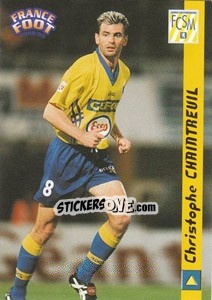 Cromo Christophe Chaintreuil - France Foot 1998-1999 - Ds