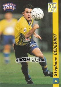Sticker Stephane Dedebant - France Foot 1998-1999 n. 232 - Ds