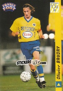 Sticker Olivier Baudry - France Foot 1998-1999 - Ds