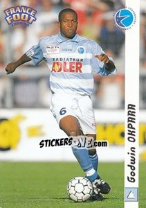 Cromo Godwin Okpara - France Foot 1998-1999 - Ds
