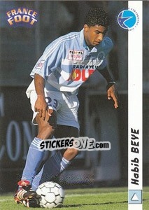 Sticker Habib Beye - France Foot 1998-1999 - Ds