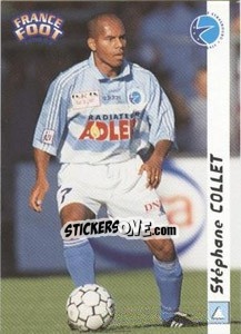 Sticker Stephane Collet - France Foot 1998-1999 n. 245 - Ds