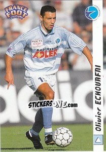 Sticker Olivier Echouafni - France Foot 1998-1999 - Ds