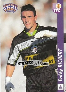 Sticker Teddy Richert - France Foot 1998-1999 - Ds