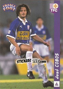 Sticker Jose Cobos - France Foot 1998-1999 n. 255 - Ds