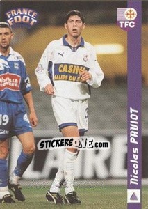 Sticker Nicolas Paviot - France Foot 1998-1999 - Ds
