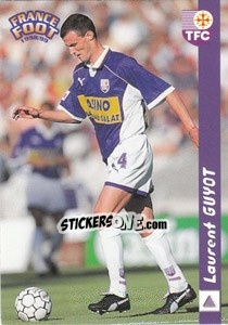 Sticker Laurent Guyot - France Foot 1998-1999 - Ds