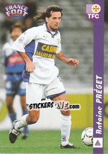 Sticker Antoine Preget - France Foot 1998-1999 n. 260 - Ds