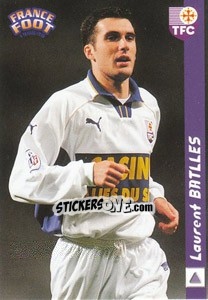 Sticker Laurent Batlles - France Foot 1998-1999 - Ds