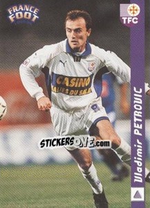 Sticker Vladimir Petrovic - France Foot 1998-1999 - Ds