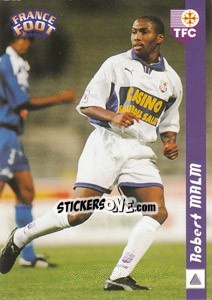 Cromo Robert Malm - France Foot 1998-1999 - Ds