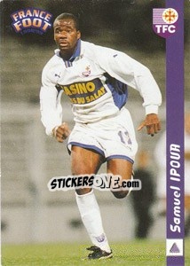 Sticker Samuel Ipoua - France Foot 1998-1999 n. 268 - Ds