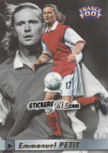 Sticker Emmanuel Petit - France Foot 1998-1999 - Ds