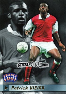 Sticker Patrick Vieira - France Foot 1998-1999 - Ds