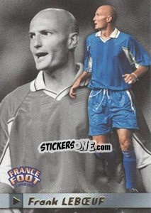 Cromo Frank Leboeuf - France Foot 1998-1999 - Ds