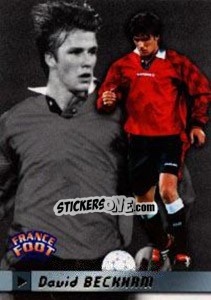 Sticker David Beckham - France Foot 1998-1999 - Ds