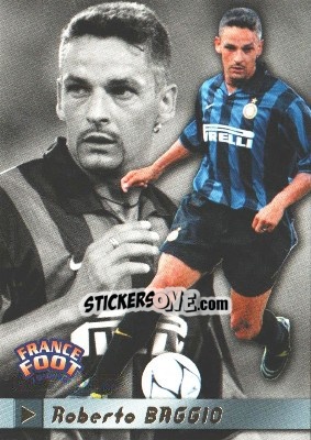 Sticker Roberto Baggio - France Foot 1998-1999 n. 278 - Ds