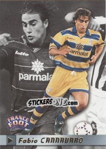 Sticker Fabio Cannavaro - France Foot 1998-1999 - Ds