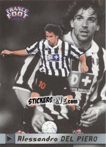 Sticker Alessandro Del Piero - France Foot 1998-1999 n. 288 - Ds