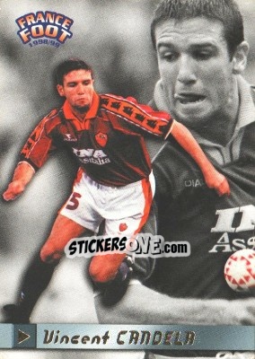 Sticker Vincent Candela - France Foot 1998-1999 - Ds