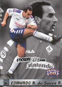 Cromo Edmundo - France Foot 1998-1999 - Ds