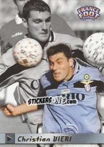 Sticker Christian Vieri - France Foot 1998-1999 - Ds