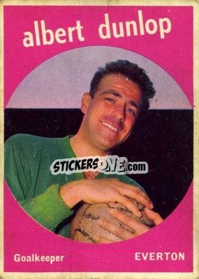 Sticker Albert Dunlop - Footballers 1960-1961
 n. 14 - A&BC