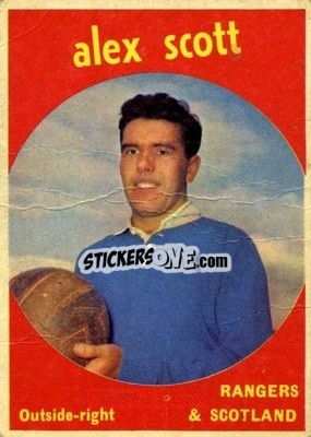 Sticker Alex Scott - Footballers 1960-1961
 n. 38 - A&BC