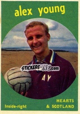 Sticker Alex Young - Footballers 1960-1961
 n. 39 - A&BC